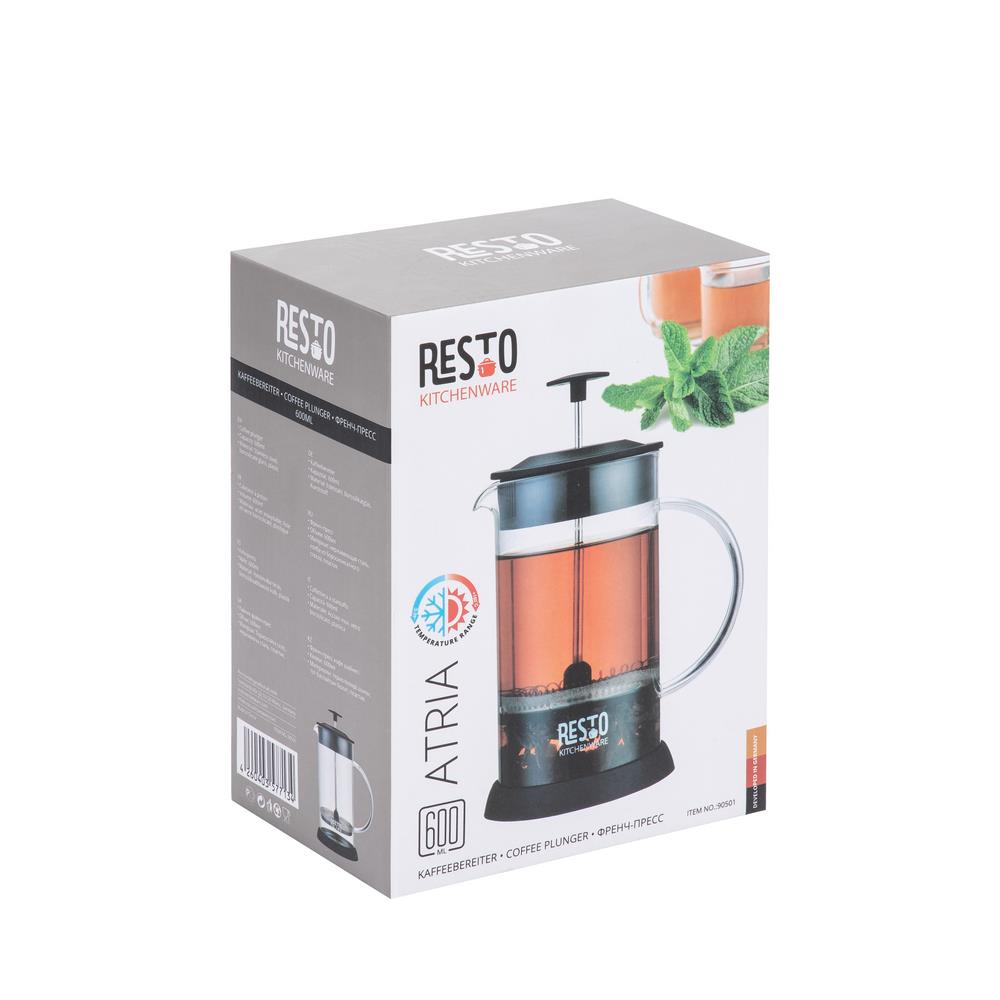 Френч-пресс RESTO 600ML 90501 - Премиум кофеварка