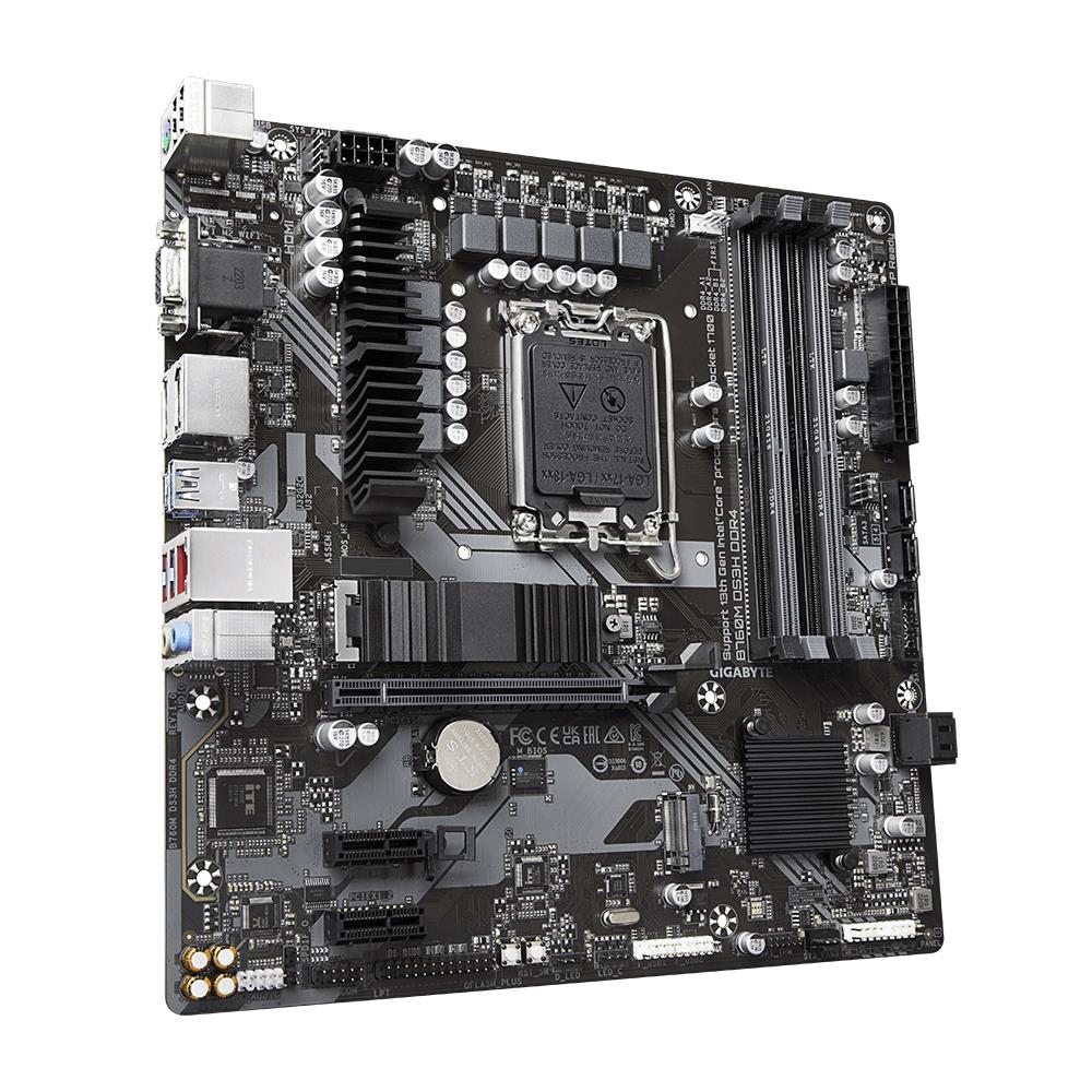 GIGABYTE B760MDS3HDDR4 Micro-ATX pagrindinė plokštė