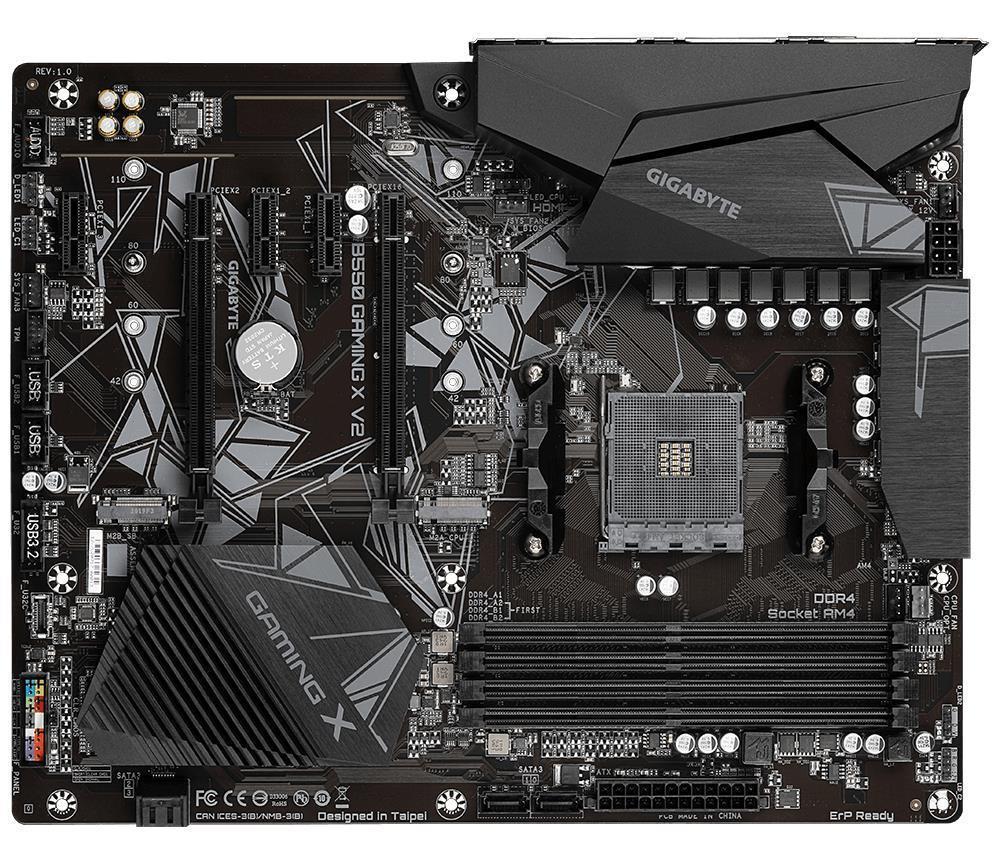 GIGABYTE B550GAMINGXV21.3 Gaming Mātesplate ATX DDR4