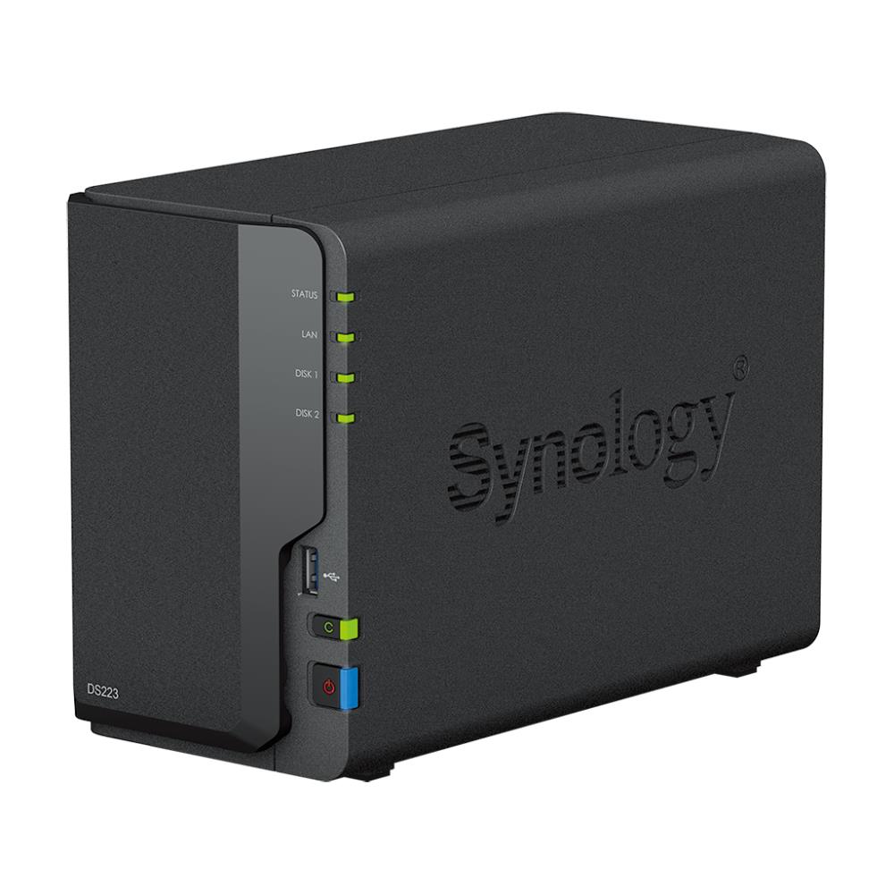 Synology DS223 2-disku NAS krātuves tornis USB3.2