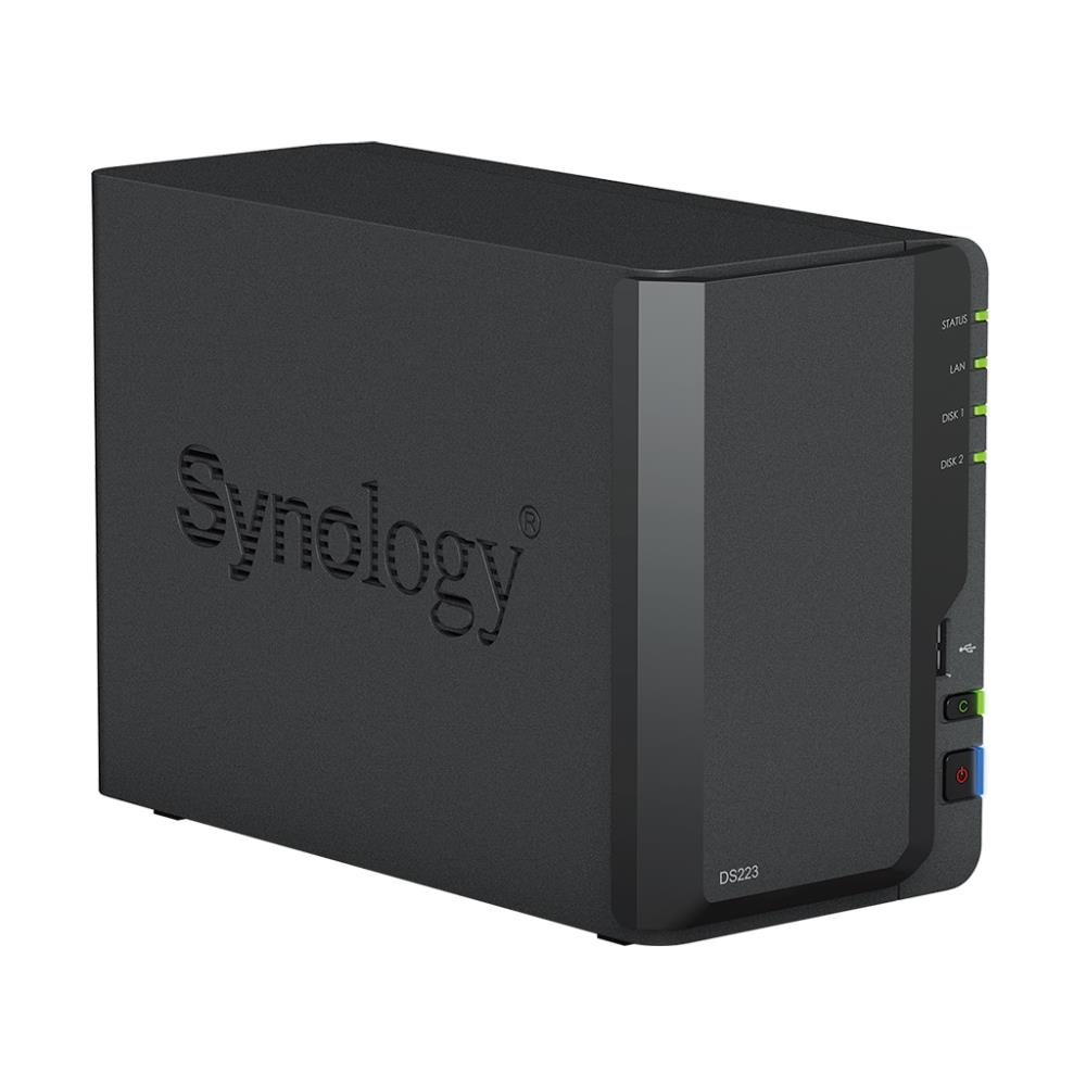 Synology DS223 2-disku NAS krātuves tornis USB3.2