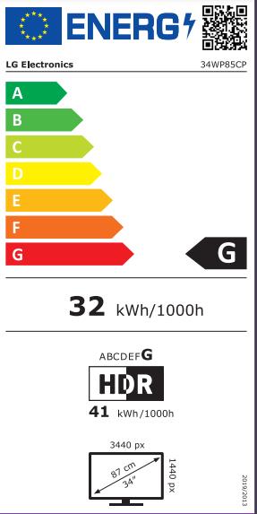 LG 34WP85CP-B Ieliekts IPS Monitors 34" 3440x1440 5ms