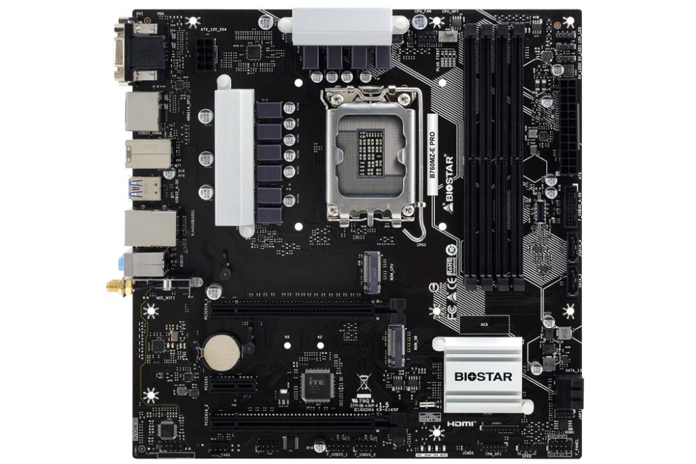 BIOSTAR B760MZ-EPRO Micro-ATX Mātesplate DDR5