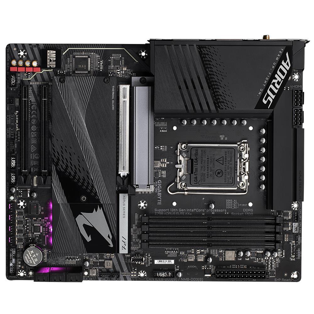 GIGABYTE Z790AORUSELITEAX1.1 ATX Emaplaat, DDR5, PCIe 5.0