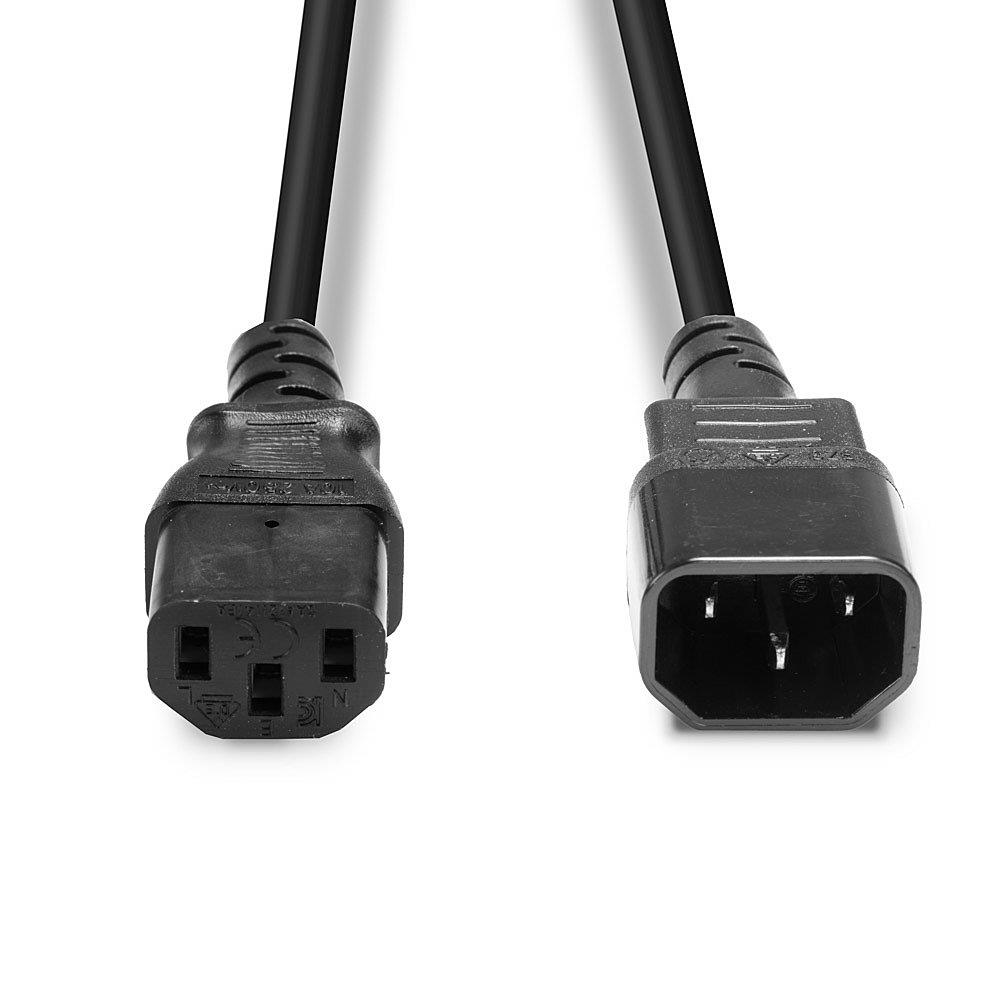 LINDY 30320 C14 līdz C13 barošanas pagarinātājs 0.5M