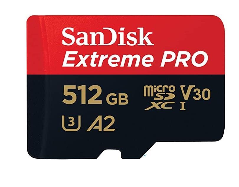 SanDisk SDSQXCD-512G-GN6MA 512GB MicroSDXC UHS-I karte