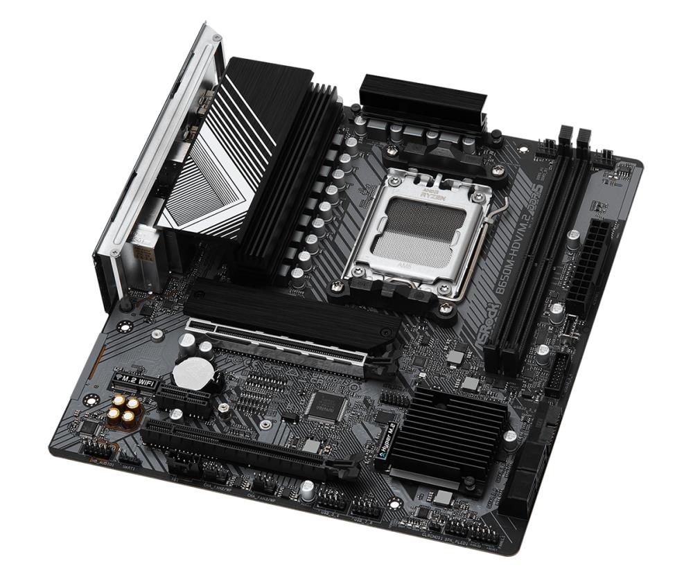 ASROCK B650M-HDV/M.2 Micro-ATX Материнская плата с DDR5