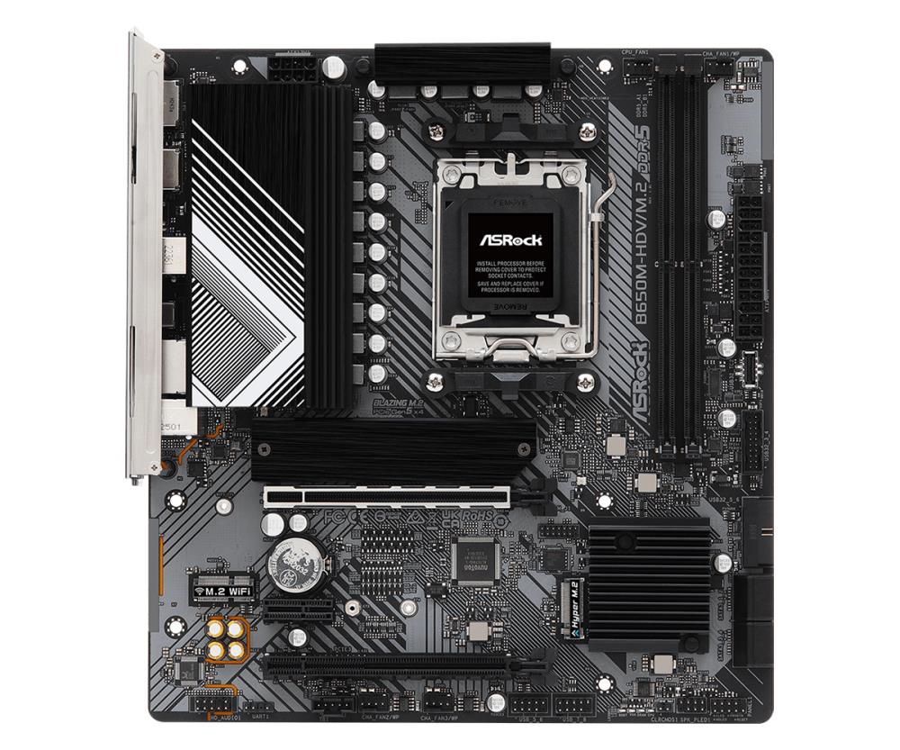ASROCK B650M-HDV/M.2 Micro-ATX Материнская плата с DDR5