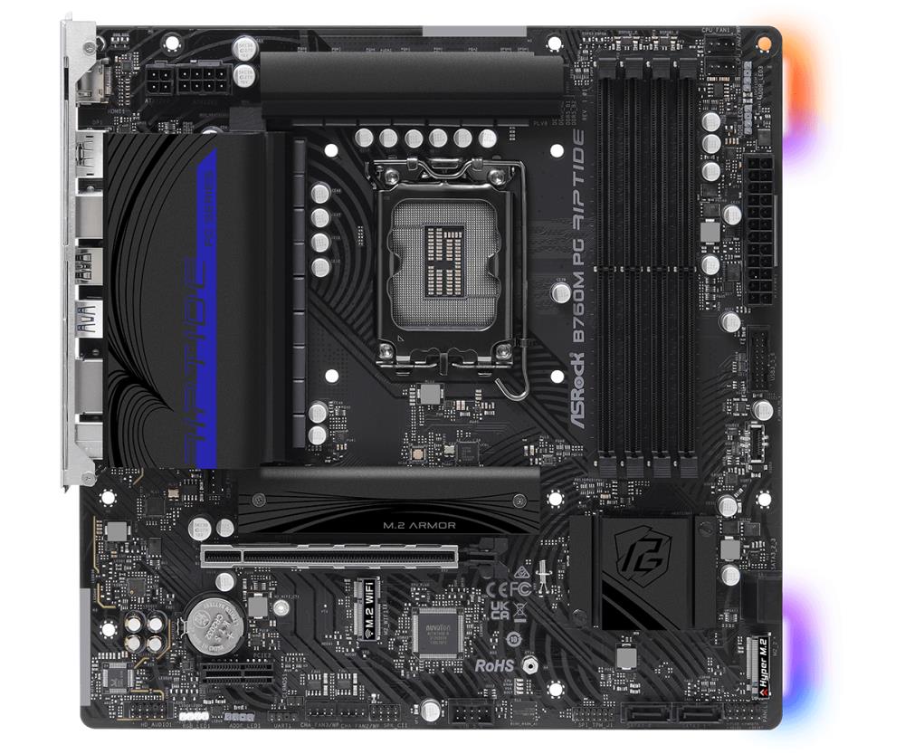 ASROCK B760MPGRIPTIDE Micro-ATX Mātesplate, DDR5, LGA1700