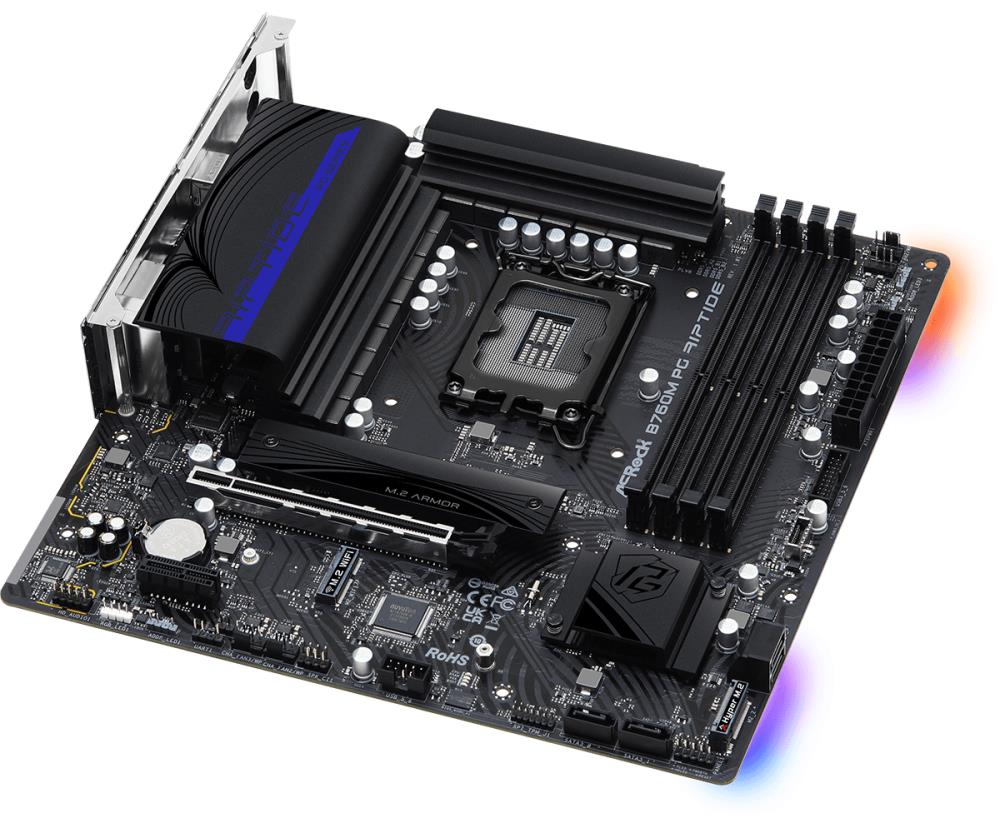 ASROCK B760MPGRIPTIDE Micro-ATX Mātesplate, DDR5, LGA1700