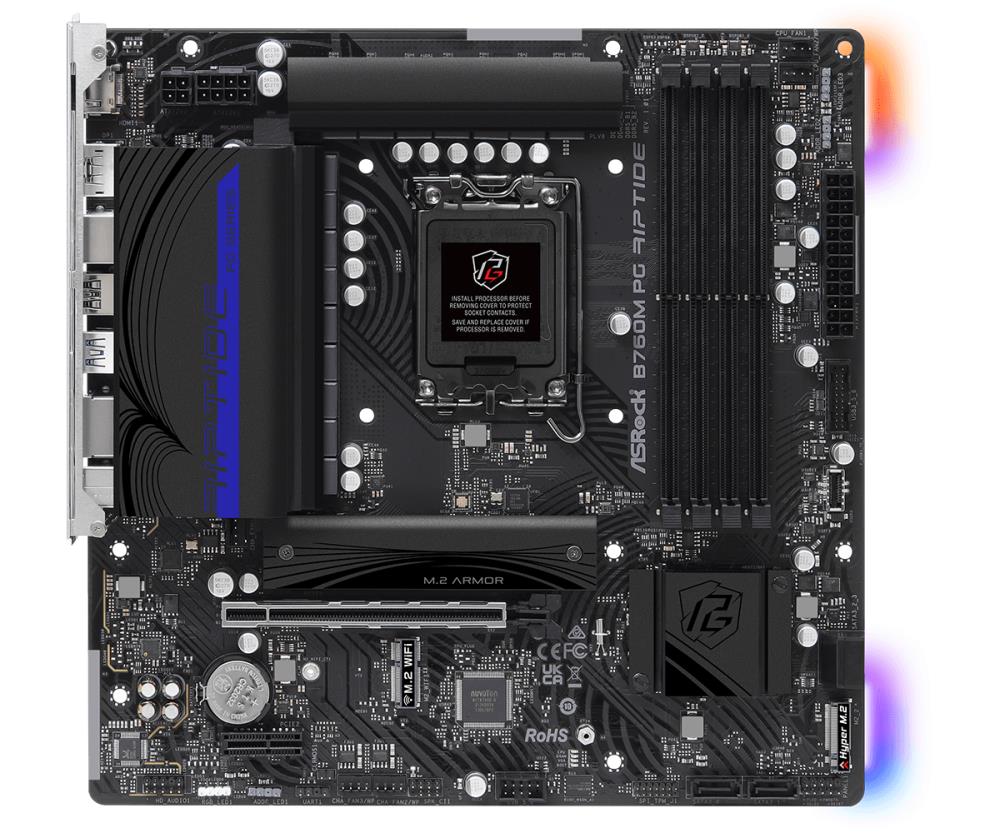 ASROCK B760MPGRIPTIDE Micro-ATX Mātesplate, DDR5, LGA1700