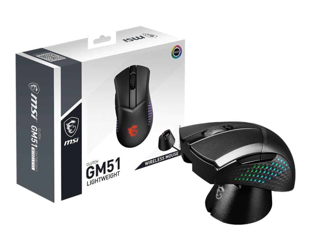 MSI Clutch GM51 Lightweight Wireless Gaming Mouse