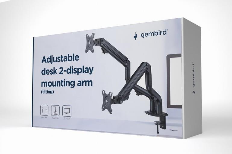 Gembird MA-DA2-02 Mounting Arm for 17-32" Displays