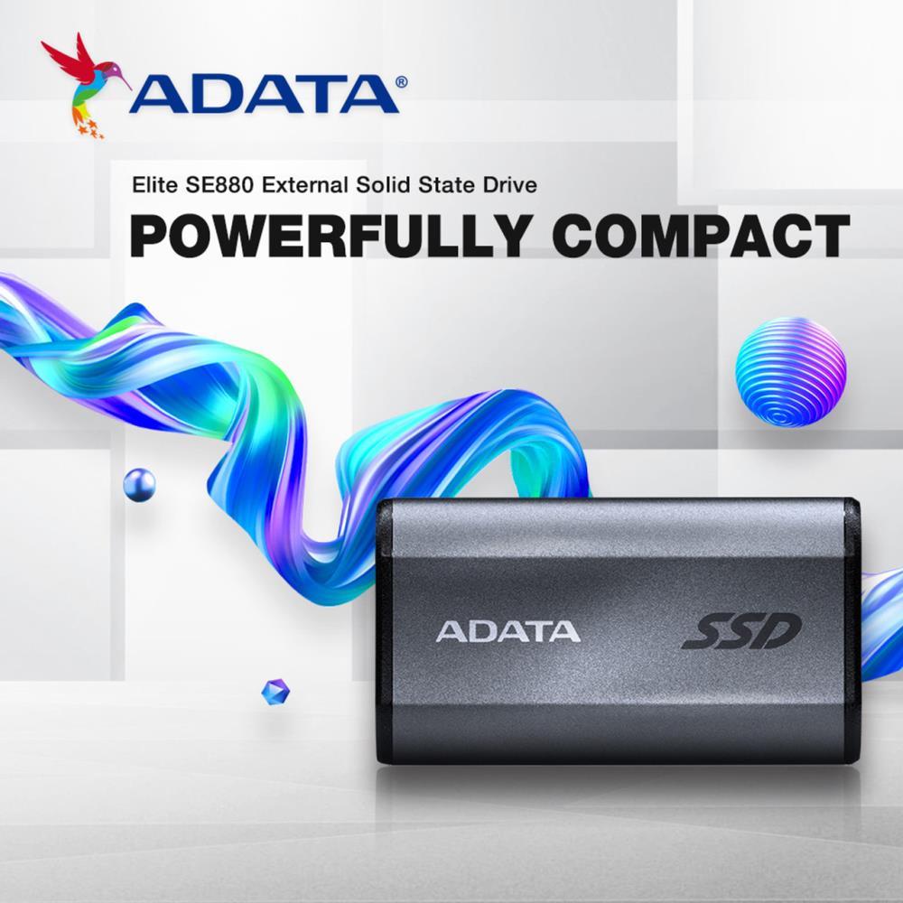 ADATA SE880 1TB USB-C SSD ar 2000MB/s ātrumu