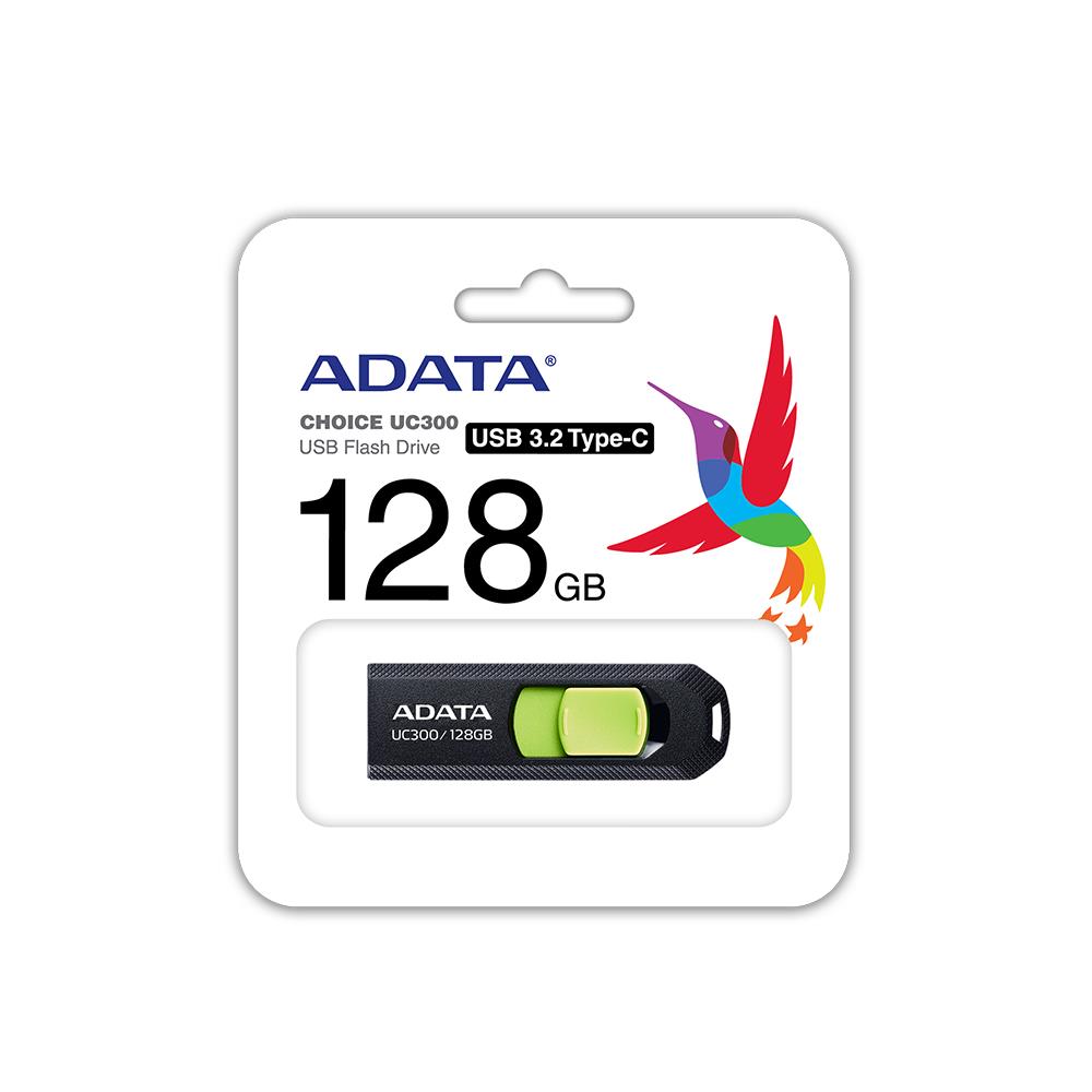 ADATA USB-C 128GB Флешка ACHO-UC300-128G-RBK