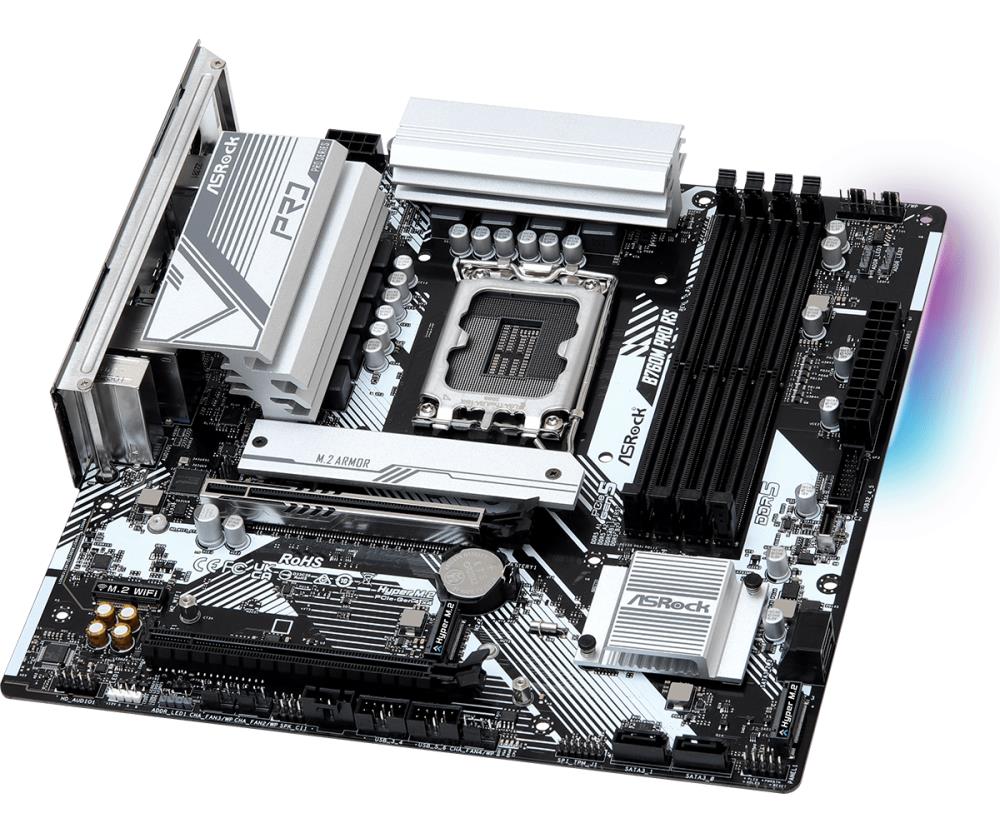 ASROCK B760MPRORS Micro-ATX Mātesplate DDR5 LGA1700