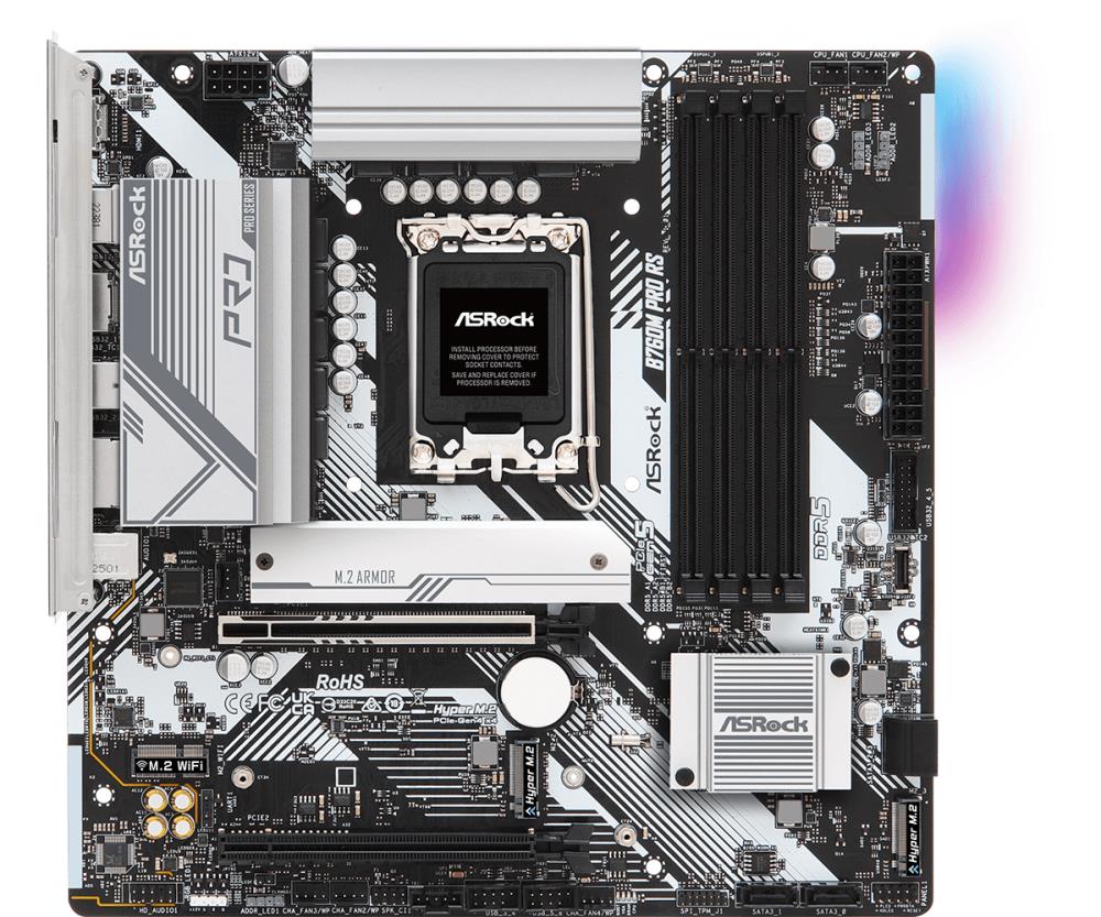 ASROCK B760MPRORS Micro-ATX Mātesplate DDR5 LGA1700