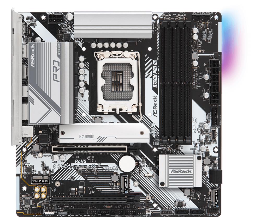 ASROCK B760MPRORS Micro-ATX Mātesplate DDR5 LGA1700