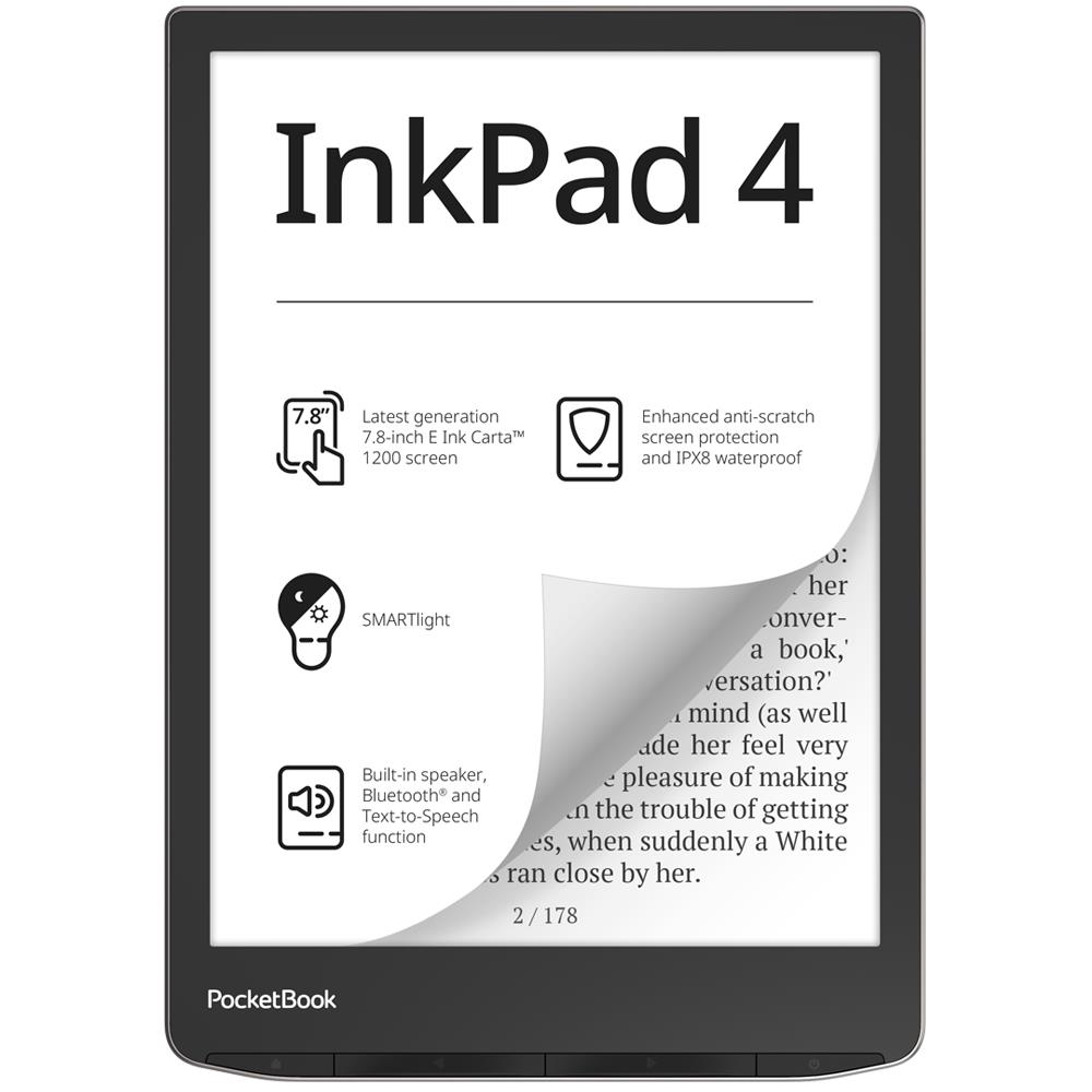 PocketBook PB743G-U-WW InkPad 4 Электронная книга 7.8"