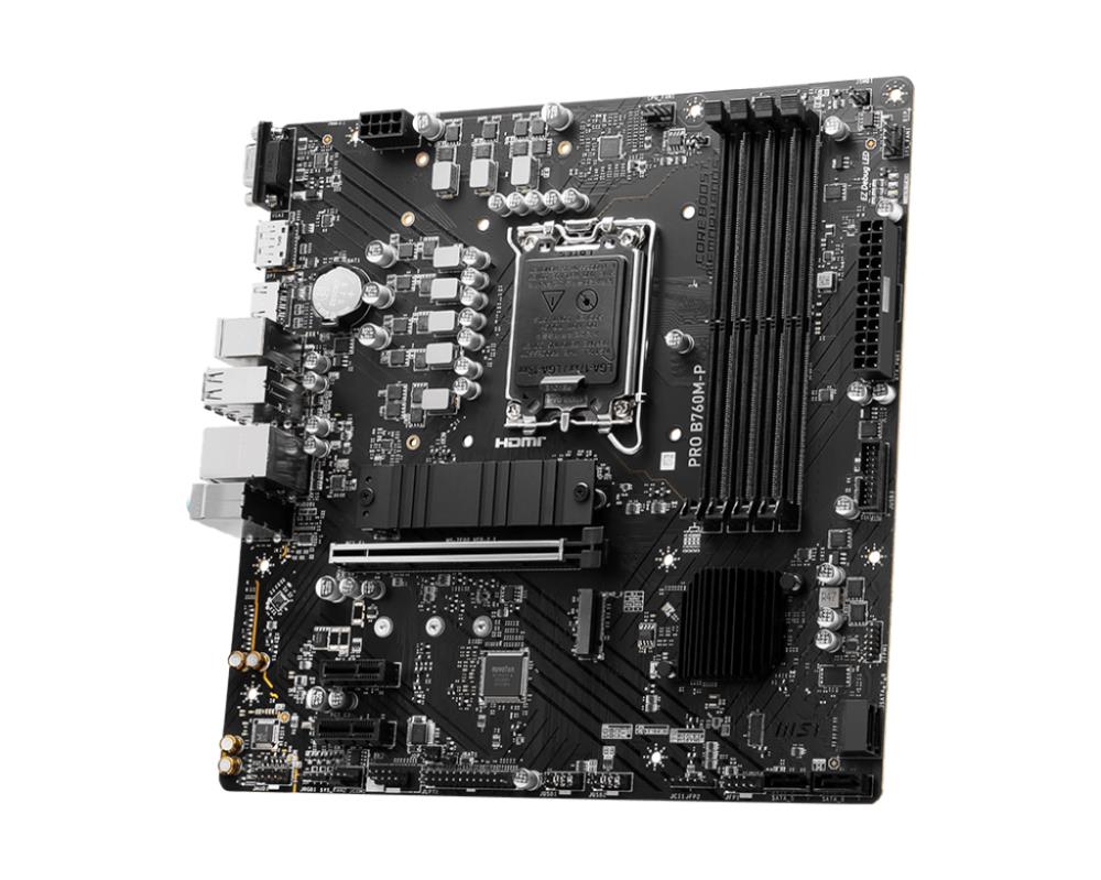 MSI PROB760M-P Intel B760 DDR5 Micro-ATX emaplaat