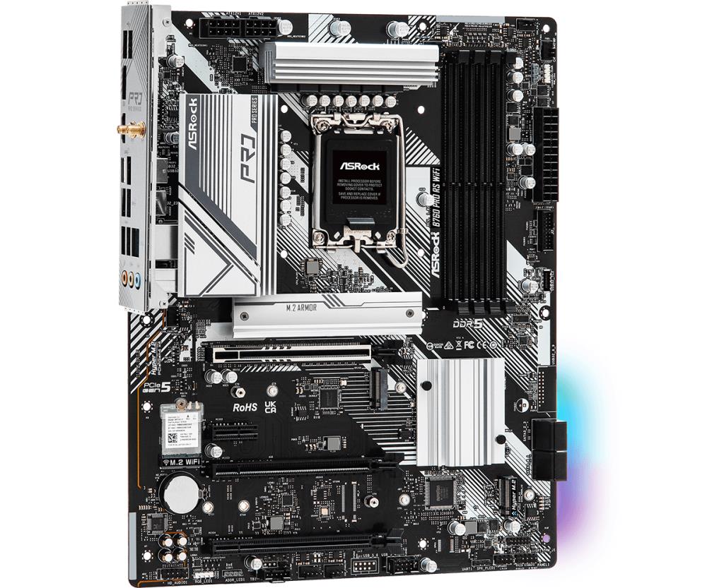 ASROCK B760PRORSWIFI Intel B760 ATX Emaplaat DDR5