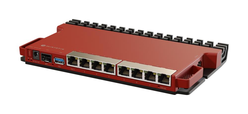 MikroTik L009UIGS-RM 8-Portu 1000M PoE maršrutētājs