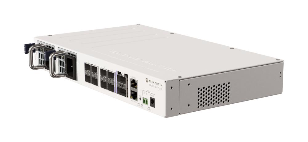 MikroTik CRS510-8XS-2XQ-IN 10x SFP28 konsoles slēdzis