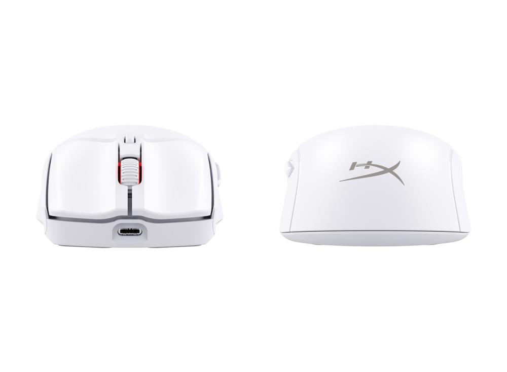 HyperX Pulsefire Haste 2 Bezvadu Balta Pele