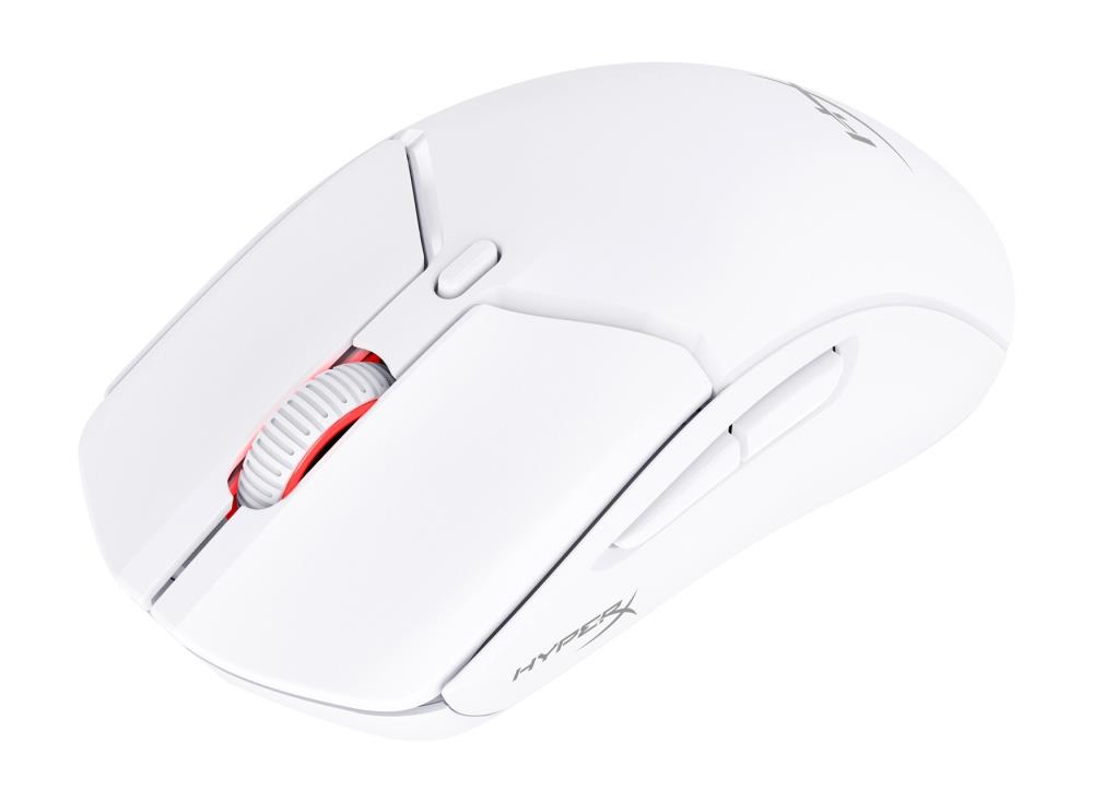 HyperX Pulsefire Haste 2 Bezvadu Balta Pele