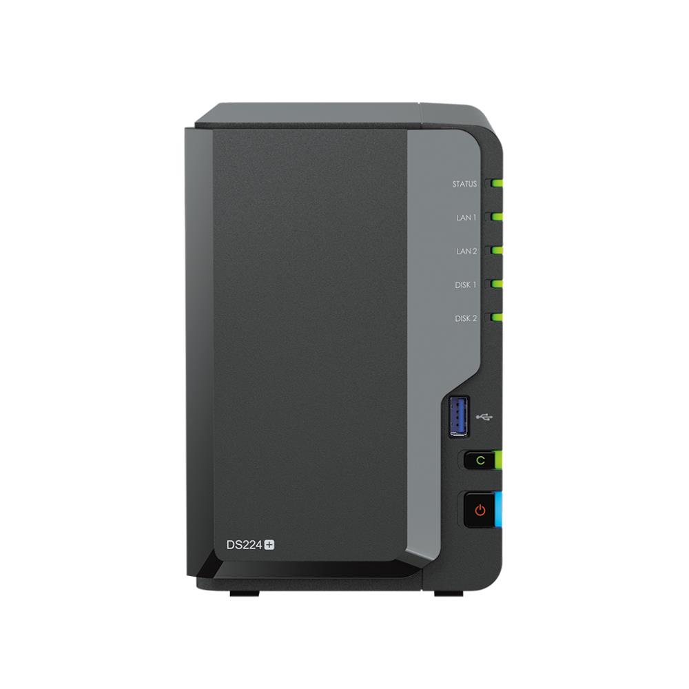 Synology DS224+ 2 nodalīšu NAS krātuves tornis