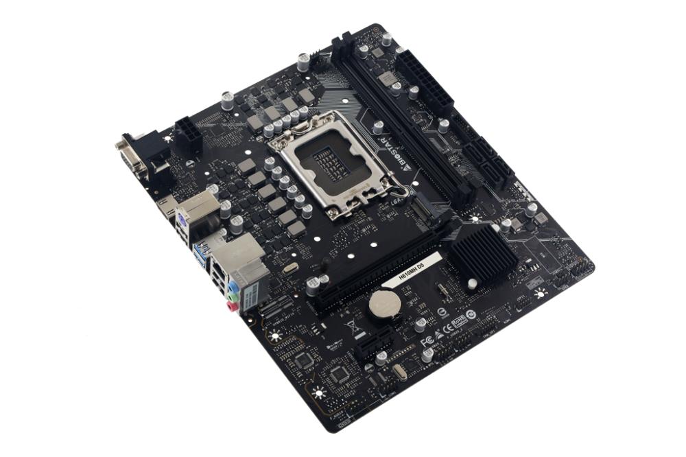 BIOSTAR H610MHD5 Micro-ATX Motherboard, DDR5, PCIe 4.0