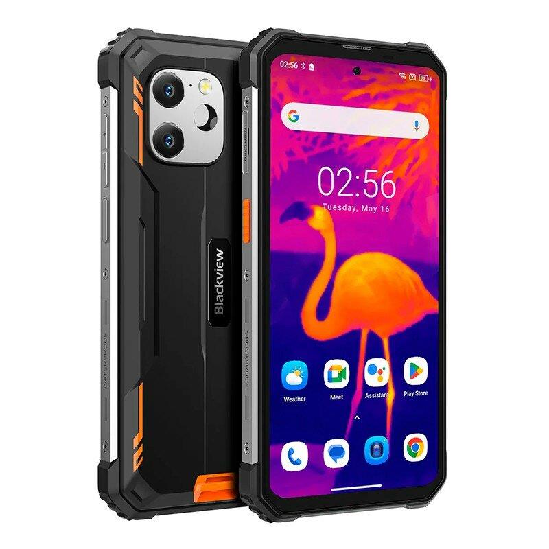 Blackview BV8900 8GB 256GB Oranža Robusts Viedtālrunis