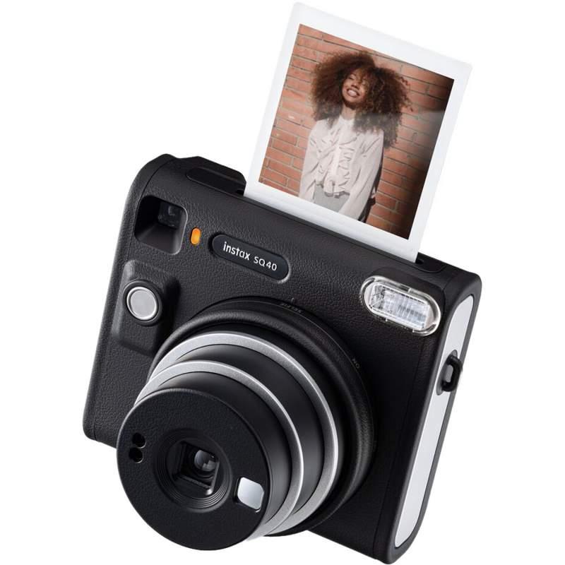 Fujifilm Instax Square SQ40 melna kamera