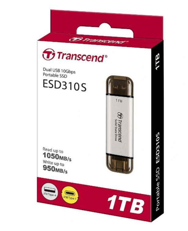 TRANSCEND ESD310 1TB Išorinis SSD USB-C 3D NAND