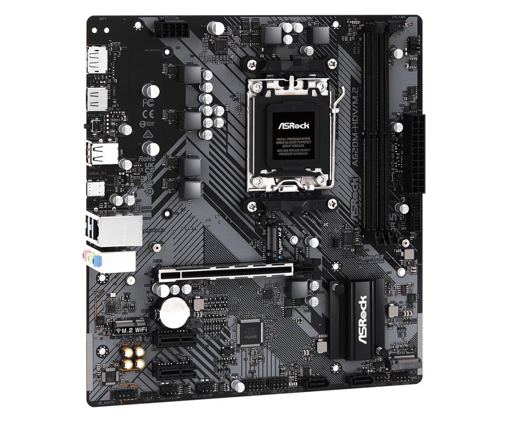 ASROCK A620M-HDV/M.2 Micro-ATX pagrindinė plokštė