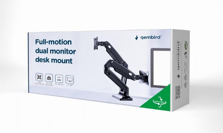 GEMBIRD MA-DA2-03 Monitor Mounting Arm