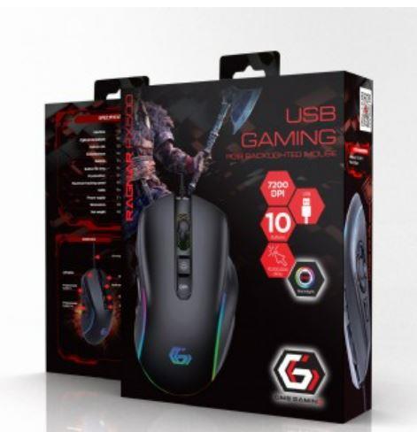 Gembird MUSG-RAGNAR-RX500 RGB Optical Gaming Mouse