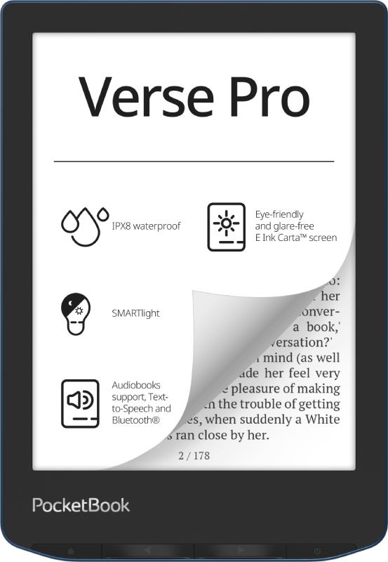 POCKETBOOK Verse Pro 6 E-Reader 1072x1448 USB-C