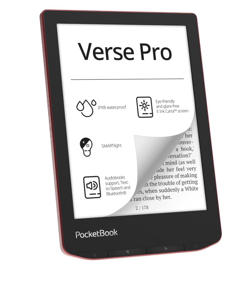 PocketBook PB634-3-WW Verse Pro E-Reader Red