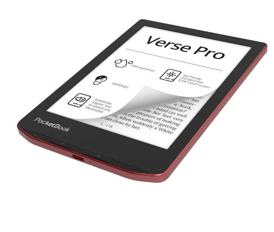 PocketBook PB634-3-WW Verse Pro E-Reader Red