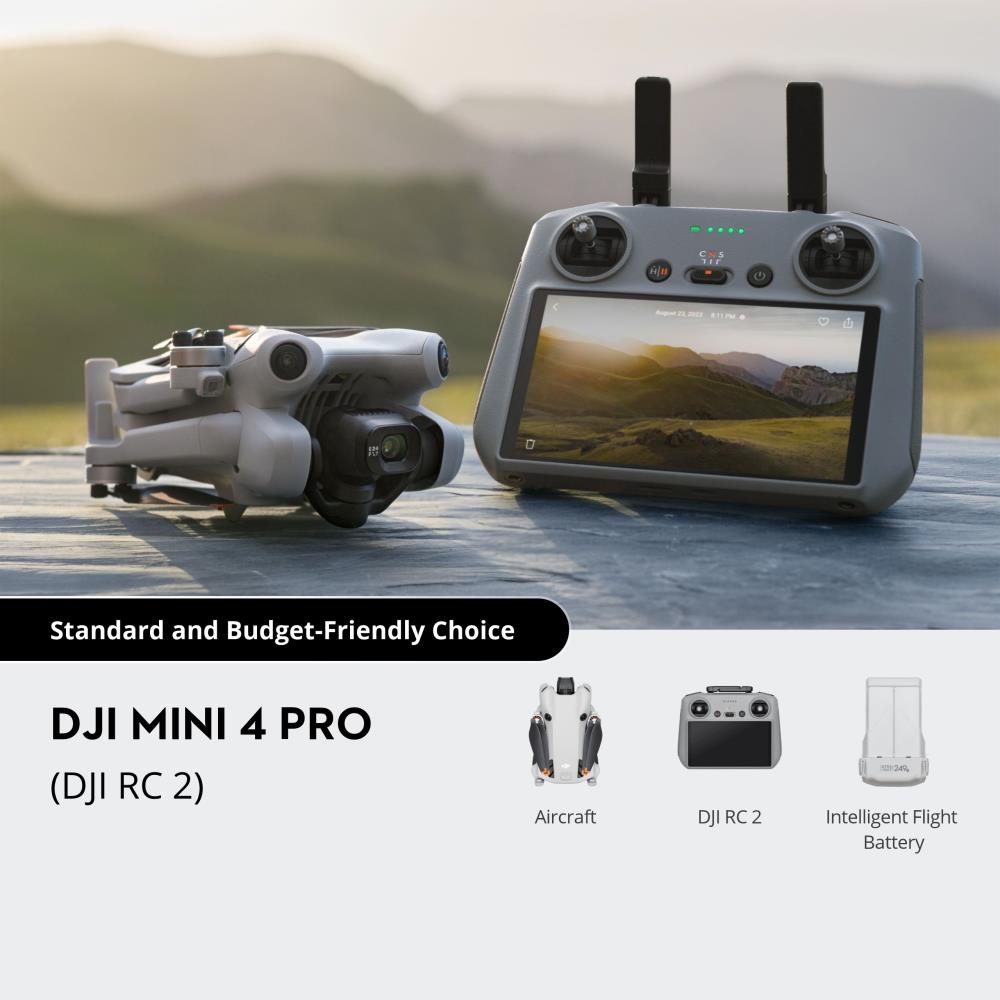 DJI Mini 4 Pro droon CP.MA.00000732.04 koos DJI RC 2-ga