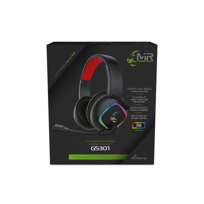 Mediarange GS301 Žaidimų Ausinės Juoda Raudona