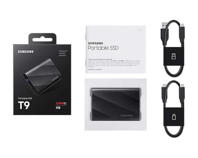 Samsung T9 1TB Ārējais SSD USB 3.2