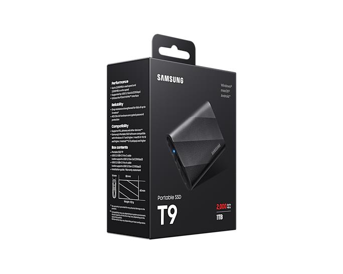 Samsung T9 1TB Ārējais SSD USB 3.2