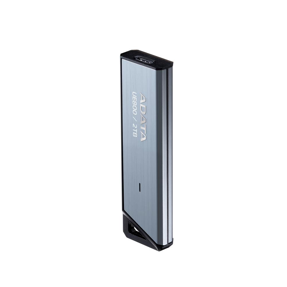 ADATA AELI-UE800-2T-CSG 2TB USB-C Zibatmiņa Sudraba