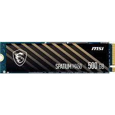 MSI SPATIUM M450 500GB PCIe Gen4 NVMe SSD