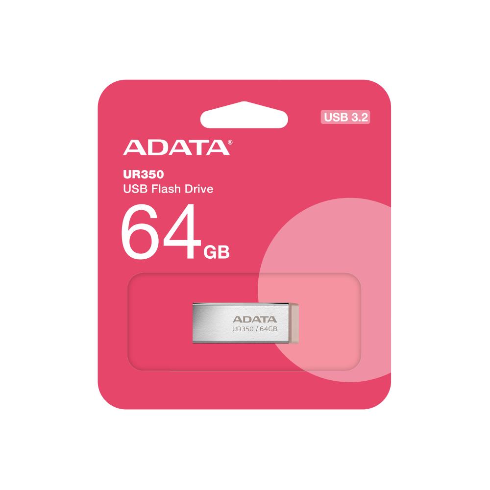 ADATA UR350-64G-RSR USB 3.2 64GB Mäluseade Pruun