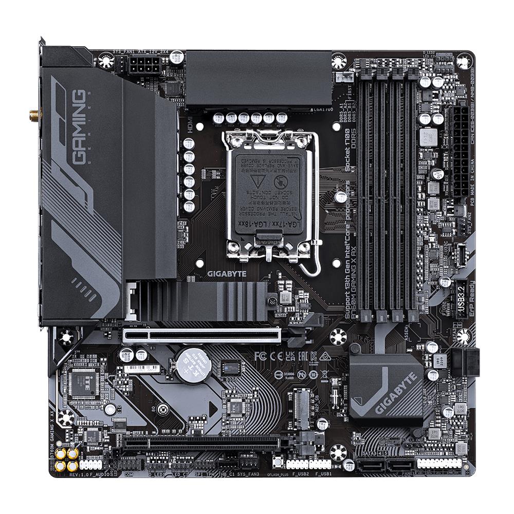 GIGABYTE B760MGAMINGXAX1.2 Micro-ATX DDR5 Motherboard