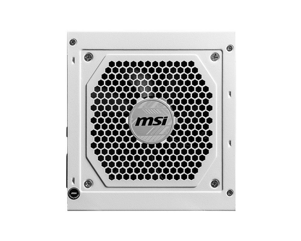 MSI MAG A850GL PCIE5 Balta 80 Plus Gold Barošanas Bloks