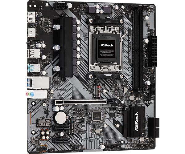 ASROCK B650M-H/M.2+ Micro-ATX Pagrindinė Plokštė DDR5 Palaikymas